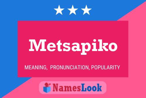 ملصق اسم Metsapiko