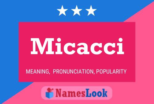 ملصق اسم Micacci