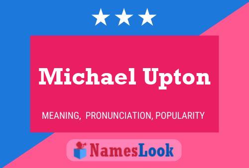 ملصق اسم Michael Upton