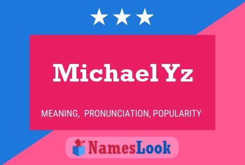 ملصق اسم Michael Yz