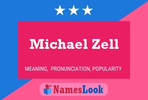 ملصق اسم Michael Zell