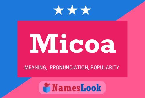 ملصق اسم Micoa