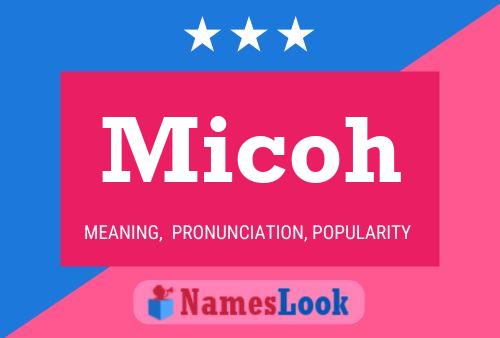 ملصق اسم Micoh