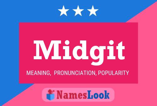 ملصق اسم Midgit