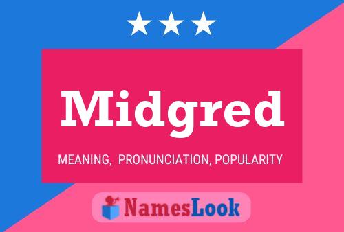 ملصق اسم Midgred