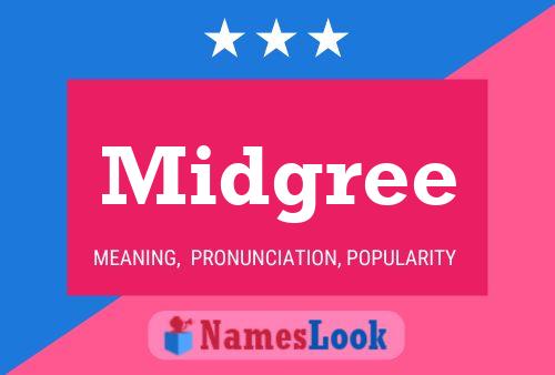 ملصق اسم Midgree