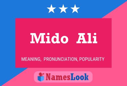 ملصق اسم Mido  Ali