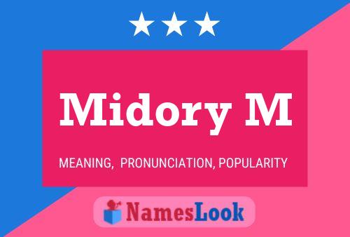 ملصق اسم Midory M