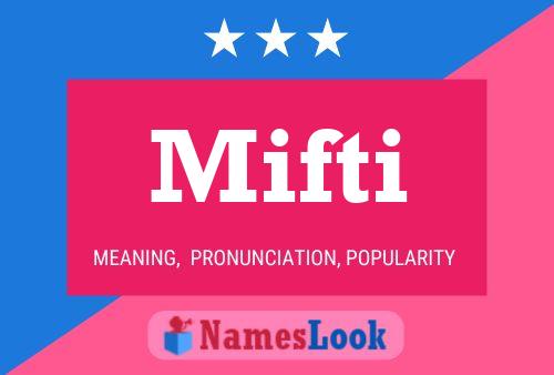 ملصق اسم Mifti