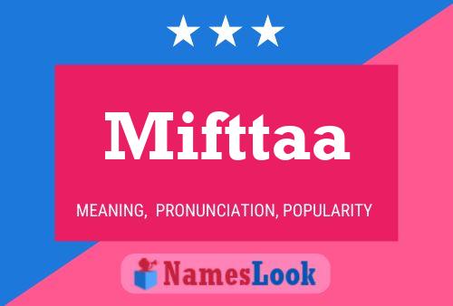 ملصق اسم Mifttaa