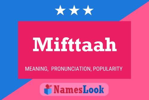 ملصق اسم Mifttaah