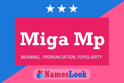 ملصق اسم Miga Mp