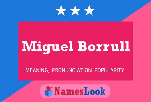 ملصق اسم Miguel Borrull