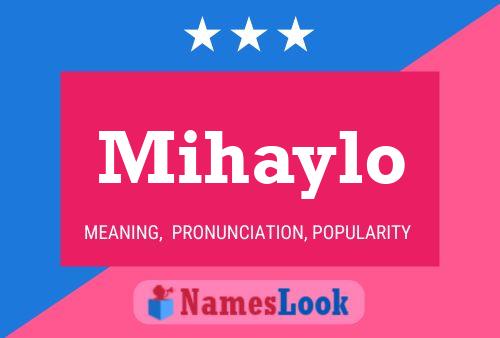 ملصق اسم Mihaylo