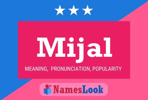 ملصق اسم Mijal