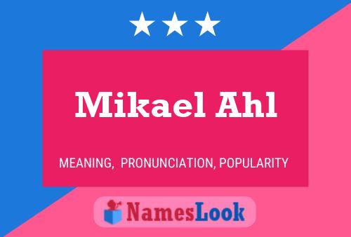 ملصق اسم Mikael Ahl