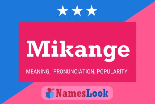 ملصق اسم Mikange