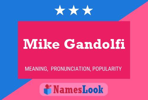 ملصق اسم Mike Gandolfi