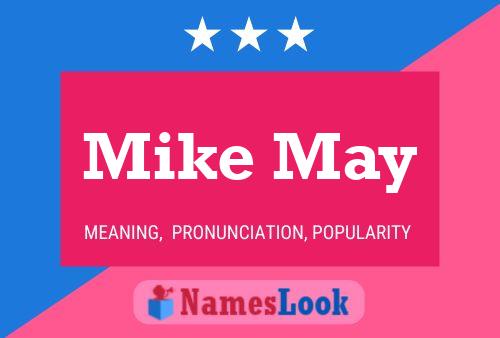 ملصق اسم Mike May