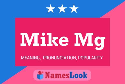 ملصق اسم Mike Mg