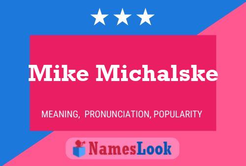 ملصق اسم Mike Michalske