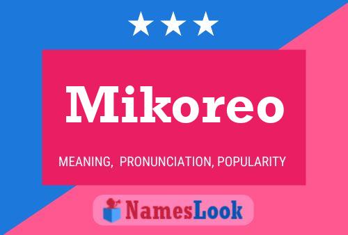 ملصق اسم Mikoreo