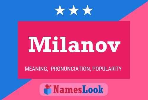 ملصق اسم Milanov