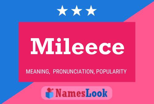 ملصق اسم Mileece