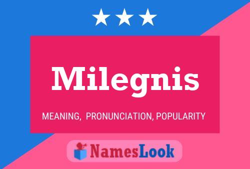 ملصق اسم Milegnis