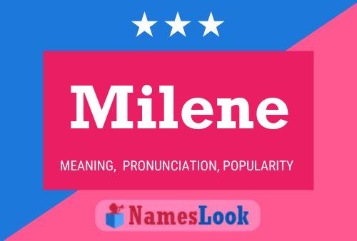 ملصق اسم Milene