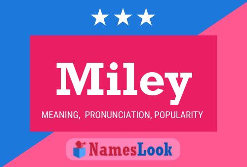 ملصق اسم Miley