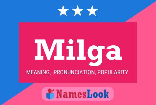 ملصق اسم Milga