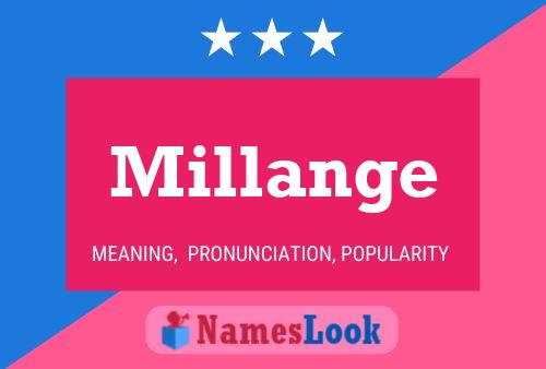 ملصق اسم Millange