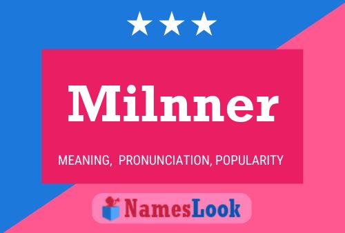 ملصق اسم Milnner