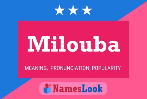 ملصق اسم Milouba