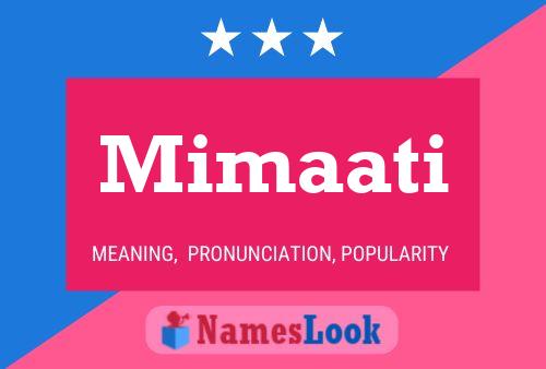 ملصق اسم Mimaati