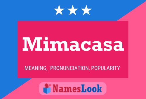 ملصق اسم Mimacasa