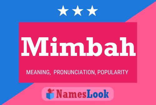 ملصق اسم Mimbah