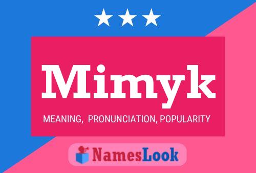 ملصق اسم Mimyk