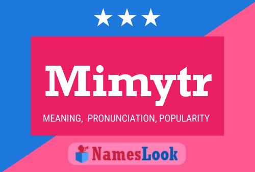 ملصق اسم Mimytr