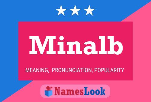 ملصق اسم Minalb