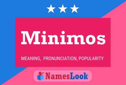 ملصق اسم Minimos