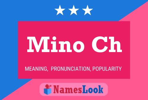 ملصق اسم Mino Ch