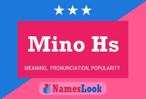 ملصق اسم Mino Hs