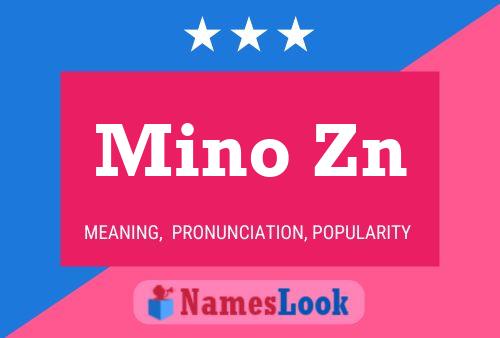 ملصق اسم Mino Zn