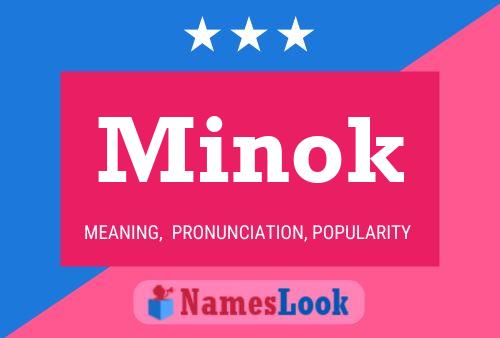 ملصق اسم Minok