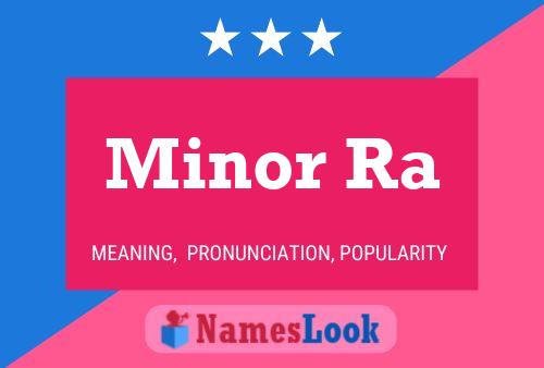 ملصق اسم Minor Ra