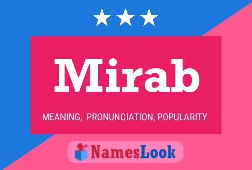 ملصق اسم Mirab