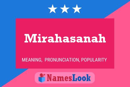 ملصق اسم Mirahasanah