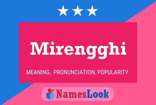 ملصق اسم Mirengghi